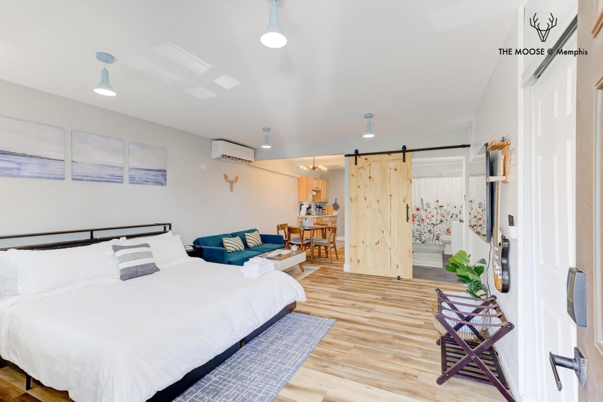 Апартаменти The Moose #11 - Luxe Modern Loft With King Bed, Free Parking & Wi-Fi Мемфіс Екстер'єр фото