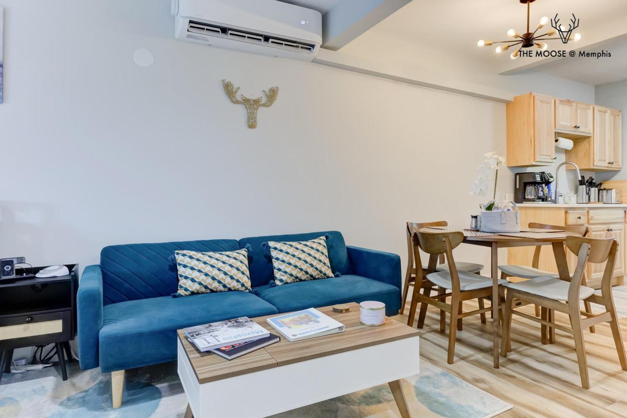 Апартаменти The Moose #11 - Luxe Modern Loft With King Bed, Free Parking & Wi-Fi Мемфіс Екстер'єр фото