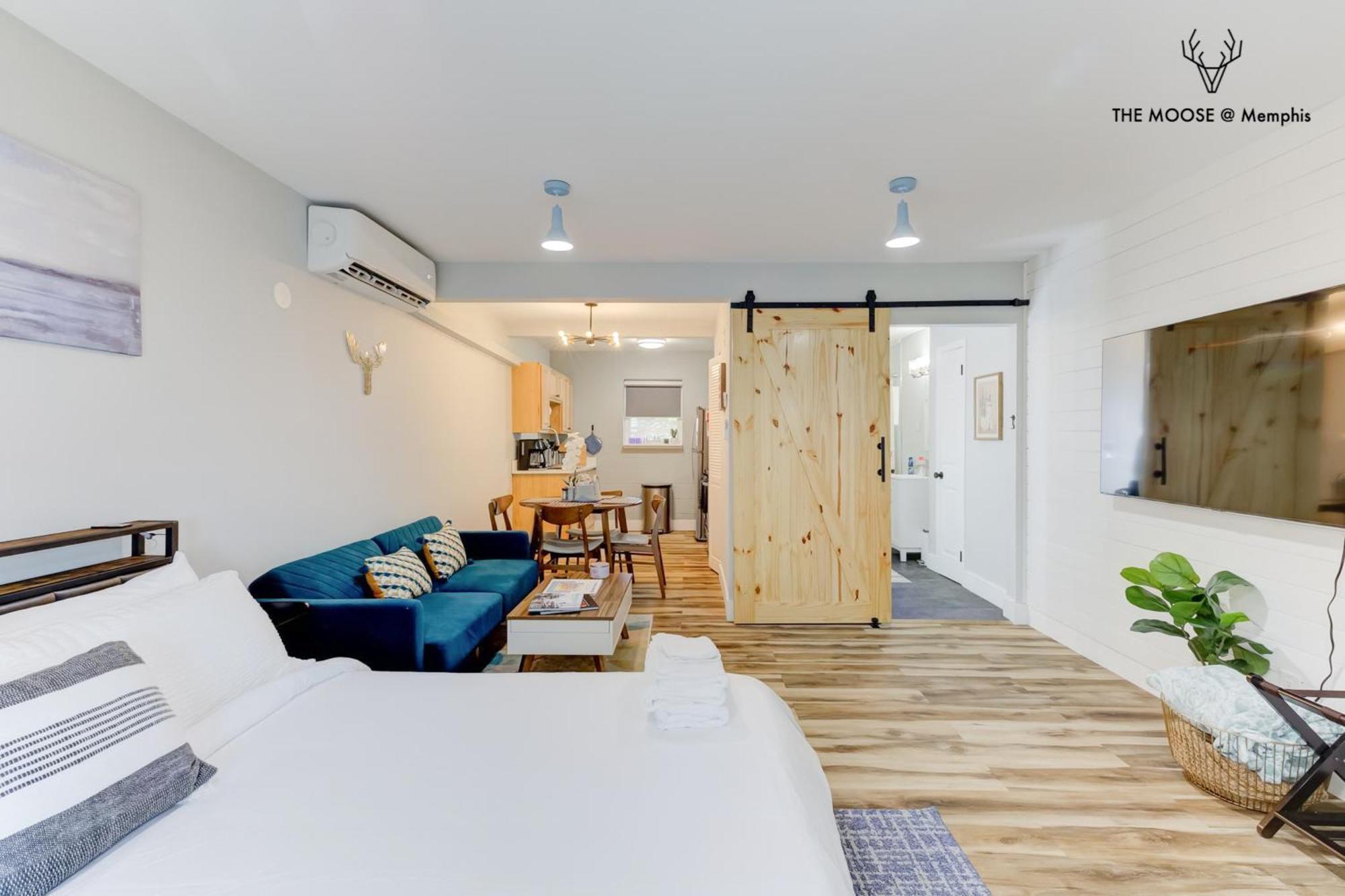 Апартаменти The Moose #11 - Luxe Modern Loft With King Bed, Free Parking & Wi-Fi Мемфіс Екстер'єр фото