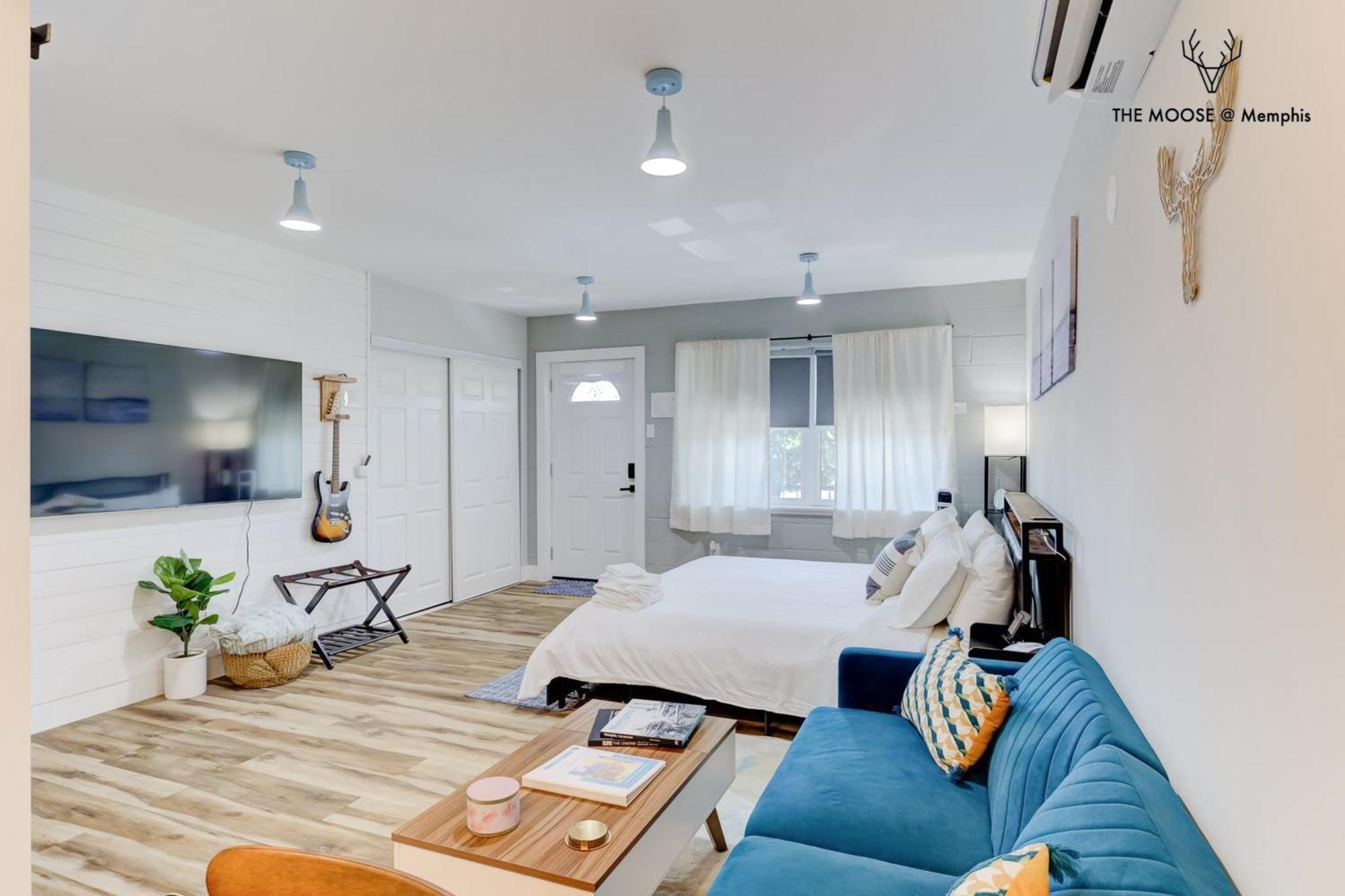 Апартаменти The Moose #11 - Luxe Modern Loft With King Bed, Free Parking & Wi-Fi Мемфіс Екстер'єр фото
