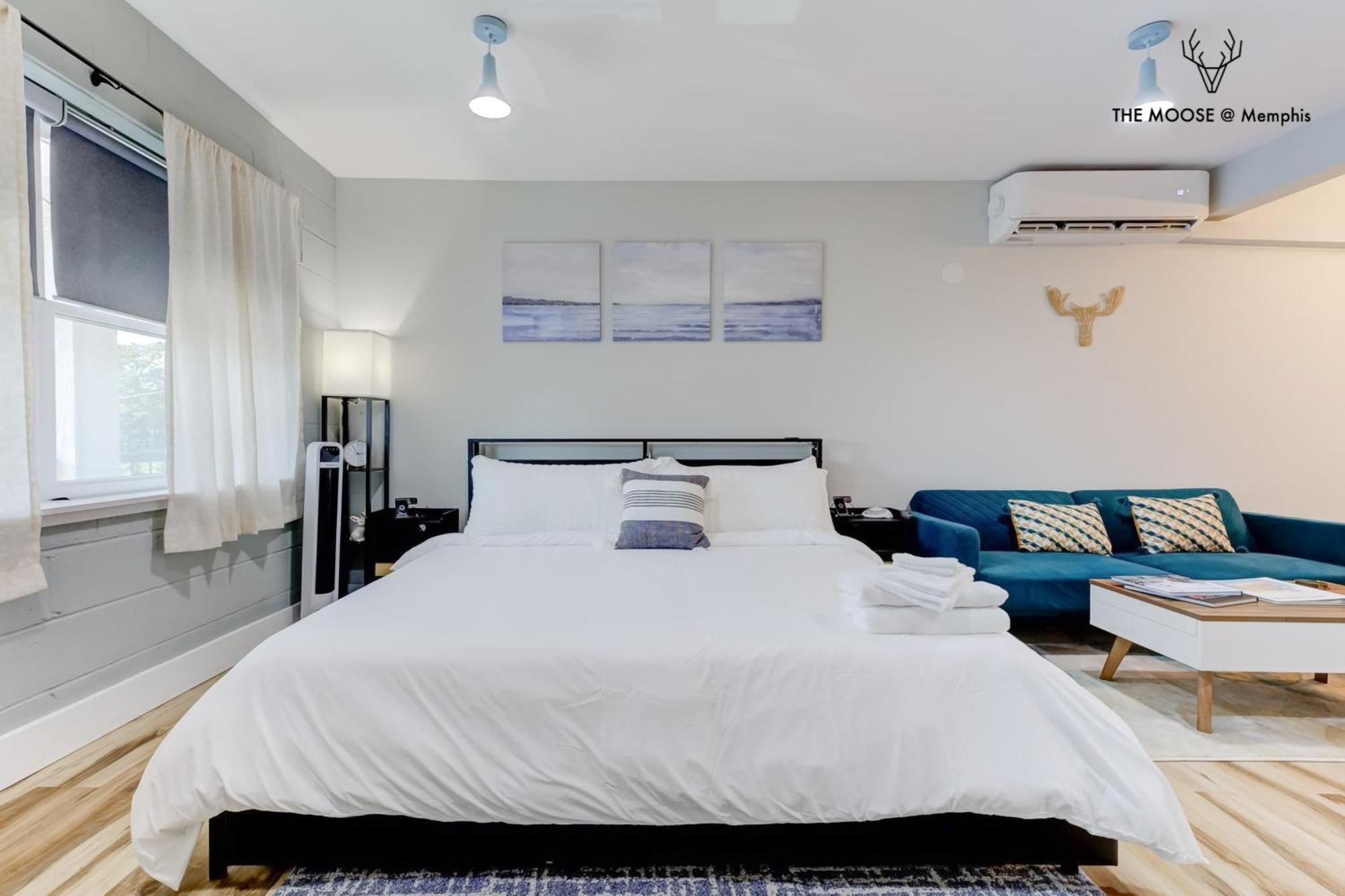 Апартаменти The Moose #11 - Luxe Modern Loft With King Bed, Free Parking & Wi-Fi Мемфіс Екстер'єр фото