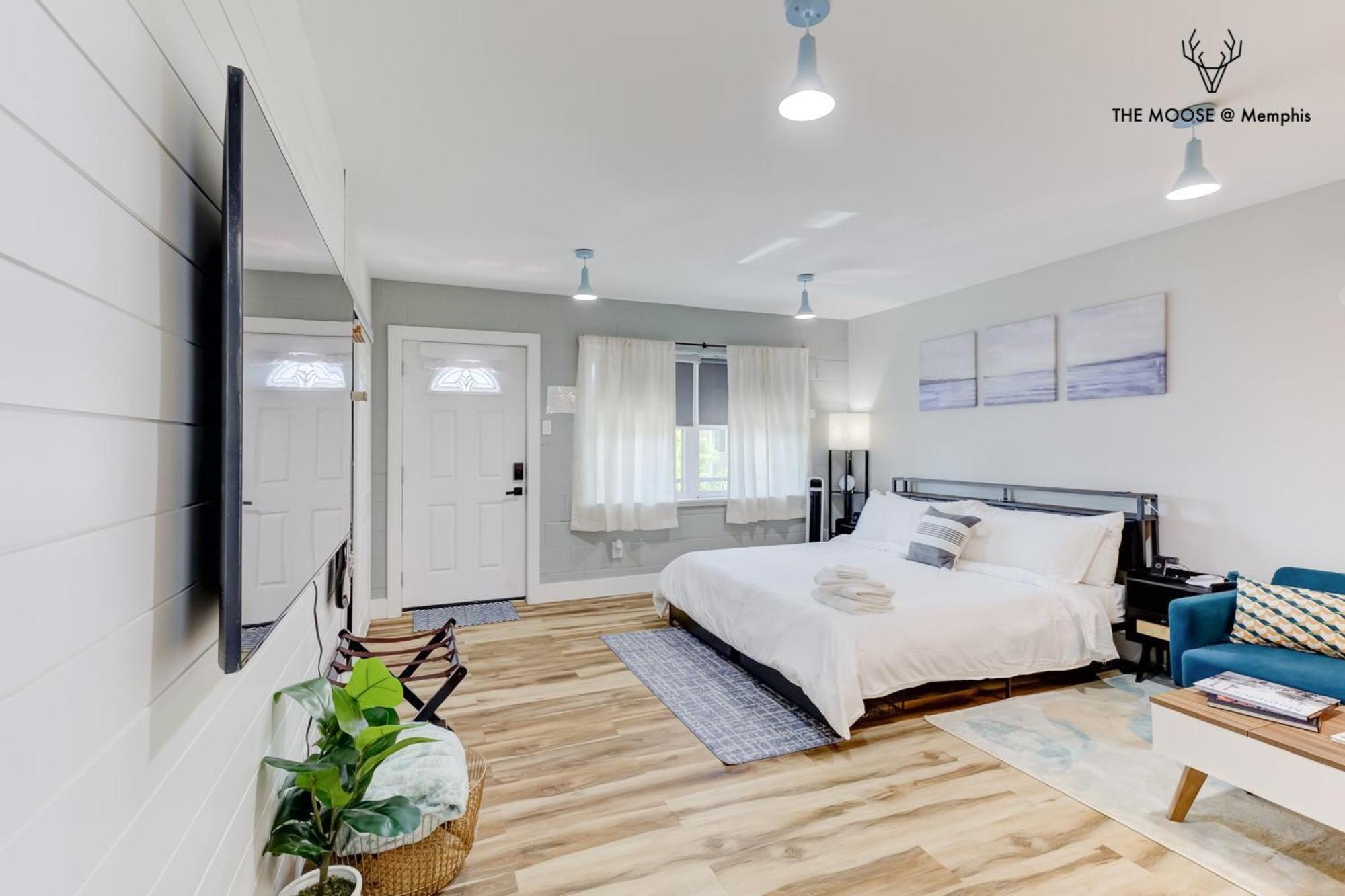 Апартаменти The Moose #11 - Luxe Modern Loft With King Bed, Free Parking & Wi-Fi Мемфіс Екстер'єр фото